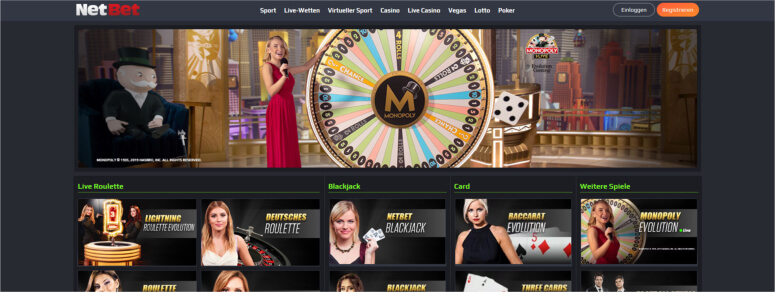 netbet live casino