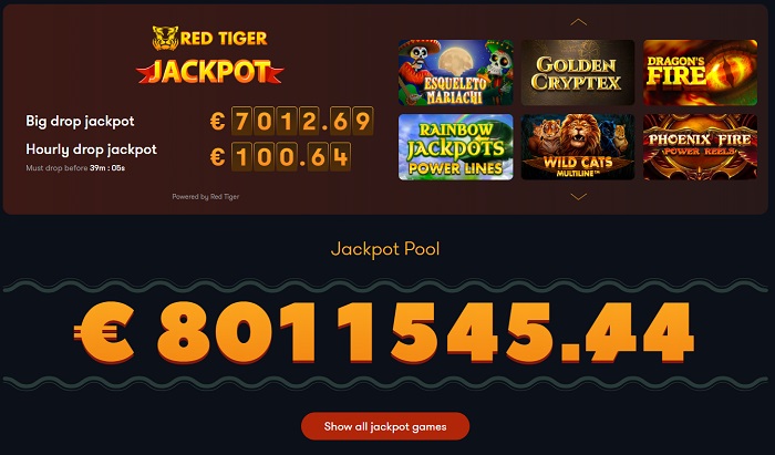 frank casino jackpot games