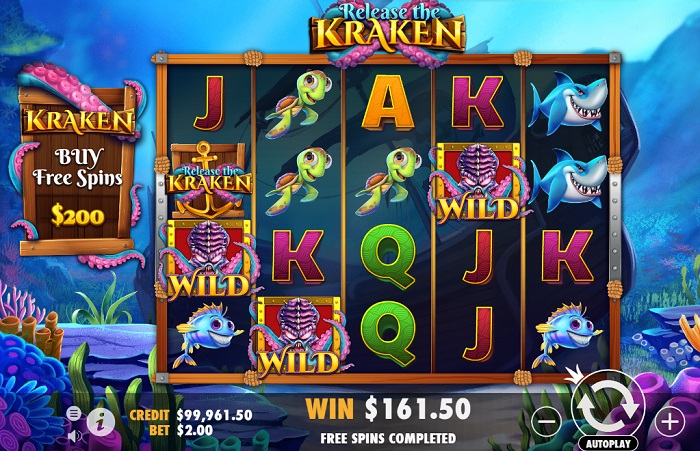 kraken slot pragmatic play