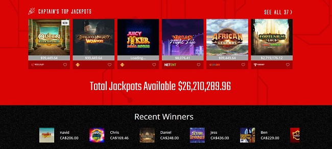 captain spins casino