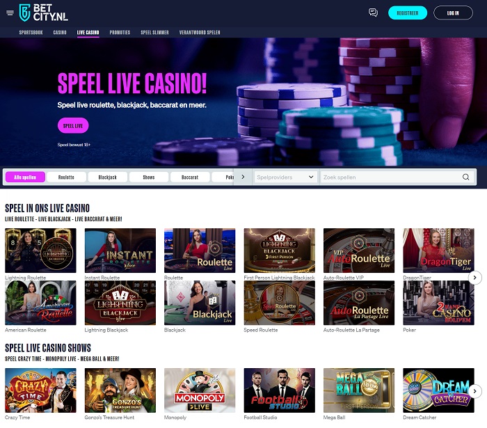 betcity live casino